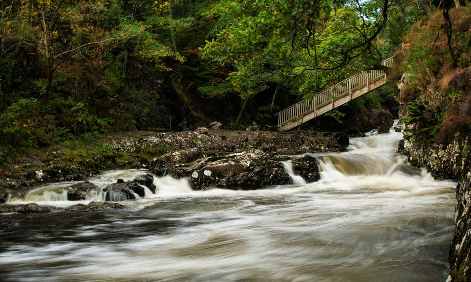 Riverside walks like the Miners Bridge walk